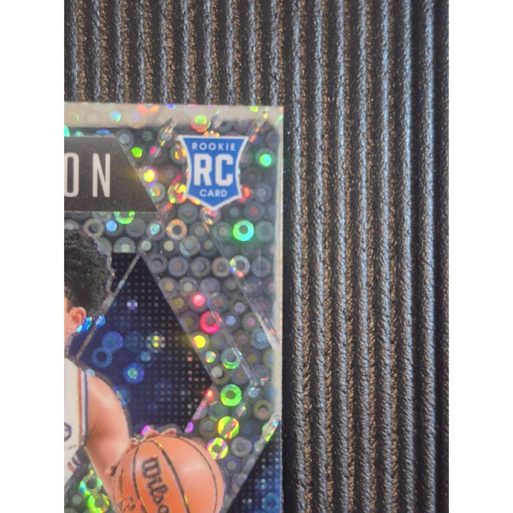 2024-25 Panini Mosaic Jared McCain #277 Silver Fast Break City Edition (RC) - Picture 5 of 7